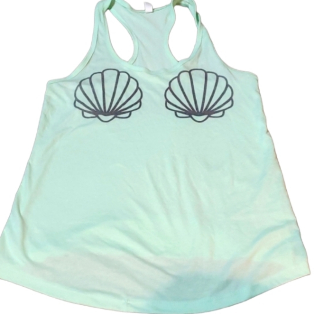 Mint Green racerback tee xl